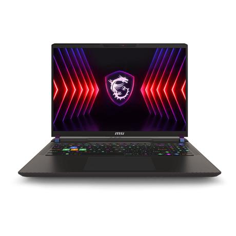 Laptop MSI Gaming Vector 16 HX A14VIG-821RO, 16" QHD+ (2560x1600), 240Hz, IPS-Level, Intel Core i9-14900HX, 24C (8P + 16E) / 32T, P-core 2.2 / 5.8GHz, E-core 1.6 / 4.1GHz, 36MB, video dedicat NVIDIA GeForce RTX 4090 Laptop GPU 16GB GDDR6, RAM DDR5 16GB*2 2800(5600)MHz, SSD 2TB (2TB*1) PCIe Gen4x4