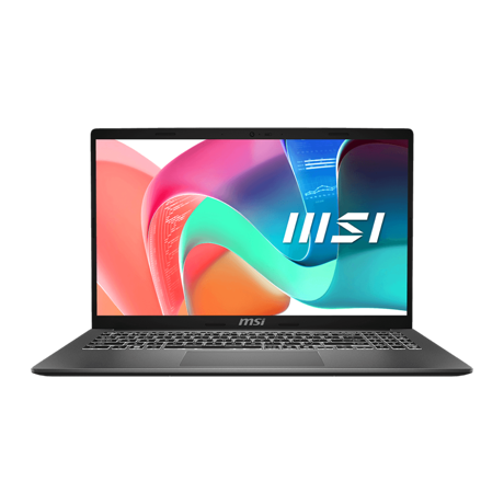 Laptop MSI Modern 15 F13MG-071XRO, 15.6" FHD (1920x1080), IPS-Level, Intel® Core™ i5-1335U, 10C (2P + 8E) / 12T, P-core 1.3 / 4.6GHz, E-core 0.9 / 3.4GHz, 12MB, video Intel Iris Xe graphics, RAM 8GB DDR4-3200, 2 slots, SSD 512GB NVMe PCIe Gen4x4 SSD w/o DRAM, no ODD, 1x Micro SD Card Reader, 2x 2W