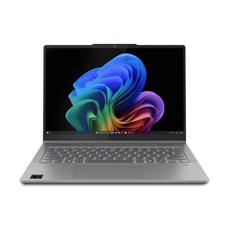 Laptop Lenovo IdeaPad 5 2-in-1 14Q8X9, 14" WUXGA (1920x1200) OLED 400nits Glossy, 100% DCI-P3, 60Hz, TÜV Low Blue Light, Glass, Touch, Snapdragon® X Plus X1P-42-100, 8C, Max Turbo up to 3.4GHz (single-core) / 3.2GHz (8-core), 30MB, video Integrated Qualcomm® Adreno™ GPU, RAM 16GB Soldered