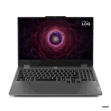 Laptop Lenovo Gaming LOQ 15ARP9, 15.6" FHD (1920x1080) IPS 300nits Anti- glare, 100% sRGB, 144Hz, G-SYNC®, AMD Ryzen™ 7 7435HS (8C / 16T, 3.1 / 4.5GHz, 4MB L2 / 16MB L3), video NVIDIA® GeForce RTX™ 4060 8GB GDDR6, Boost Clock 2370MHz, TGP 105W, RAM 16 GB (2x 8GB SO-DIMM DDR5-4800), Two DDR5 SO-DIMM