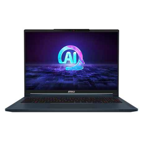 Laptop Gaming MSI Stealth 16 AI Studio A1VGG cu procesor Intel® Core™ Ultra 9-185H pana la 5.1 GHz, 16", QHD+, IPS, 240Hz, 32GB DDR5, 2TB SSD, NVIDIA® GeForce RTX™ 4070 8GB GDDR6, No OS, Blue - Star