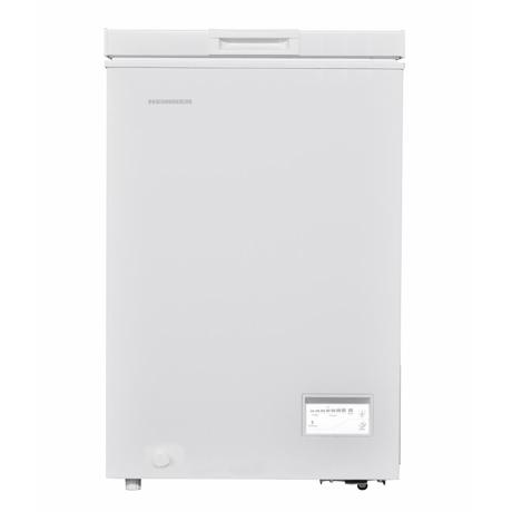 Lada frigorifica Heinner HCF-HM100CE++, Clasa energetica: E, Functionare convertibila (Frigider/Congelator), Capacitate totala: 98L, Control electronic, Functie congelare rapida, Alb