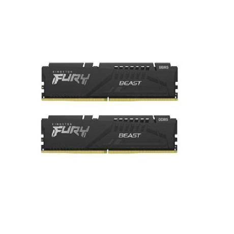 Memorie RAM Kingston Fury Beast, DIMM, DDR5, 32 GB (2x16GB), CL40, 5200 Mhz