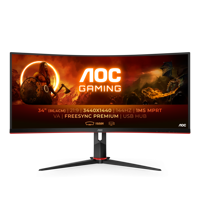 Monitor AOC 34" CU34G2X/BK