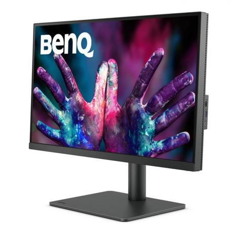 Monitor 27" Benq PD2705U, IPS, 4K 3840x2160, 250 cd/ mp, HDR10, 1200:1, 178/ 178, 5 ms, 60 Hz, 16:9, Anti-Glare, boxe 2.5Wx2, iesire casti, pivot, VESA 100* 100, HDMI, DP, USB C, 2* USB Type B, 3* USB 3.2, USB C, Flicker-free, Low Blue Light, PIP/PBP, FreeSync, negru