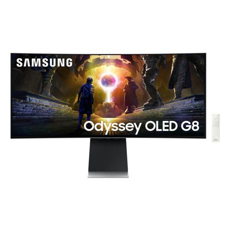 Monitor Samsung 34" LS34DG850SUXDU, Curvature: 1800R, Diagonal (inch): 34, Diagonal (cm): 86, Aspect ratio: 21:9, Panel: OLED, Resolution: 3440x1440, Refresh Rate: 175Hz, Response time GtG: 0.03ms, Brightness (max): 250 cd/m², Contrast (static) : 1M:1, Viewing angle: 178/178, Color Gamut Type