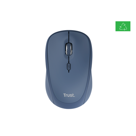 Mouse wireless Trust Yvi, rezolutie maxima 1600 DPI, albastru