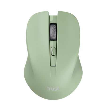 Mouse Trust Mydo Wireless, rezolutie 1800 DPI, 4 butoane, durata de viata baterie 6 luni, verde