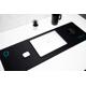 MOUSE PAD SPACER SP-PAD-GAME-B-BK, cauciuc si material textil, 900x300x3mm, negru