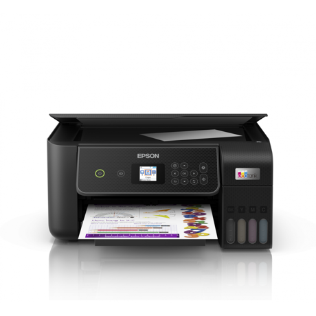 Multifunctional inkjet color Epson EcoTank CISS L3280, dimensiune A4 (Printare,Copiere, Scanare), printare borderless, viteza 33ppm alb- negru, 15ppm color, rezolutie 5760x1440 dpi, alimentare hartie 100 coli, scanner CIS rezolutie 1.200  x 2.400 DPI, interfata: USB ,WI-FI, Wi-Fi Direct, display 3,7