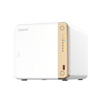 NAS QNAP 462 4-Bay, CPU Intel® Celeron® N5105/N5095 4-core/4-thread Processor, RAM 4 GB DDR4 (onboard, not expandable), HDD 2.5" & 3.5" SATA 6Gb/s, 3Gb/s (neincluse), LAN: 1 x 2.5GbE,  USB3.2 Gen2: 2 USB2.0: 2, Tower, 90W adapter, garantie 2 ani