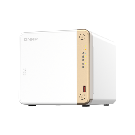 NAS QNAP 462 4-Bay, CPU Intel® Celeron® N5105/N5095 4-core/4-thread Processor, RAM 4 GB DDR4 (onboard, not expandable), HDD 2.5" & 3.5" SATA 6Gb/s, 3Gb/s (neincluse), LAN: 1 x 2.5GbE,  USB3.2 Gen2: 2 USB2.0: 2, Tower, 90W adapter, garantie 2 ani