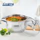 SEMIOALA INOX+CAPAC, 24 X 13.5 CM, 6.1 L, AMIRA, COOKING BY HEINNER