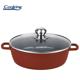 CRATITA ALUMINIU TURNAT+CAPAC 28x7.5 CM, 4.1 L, CALABRIA, COOKING BY HEINNER