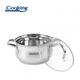 SEMIOALA INOX+CAPAC, 20 X 11.5 CM, 3.6 L, AMIRA, COOKING BY HEINNER