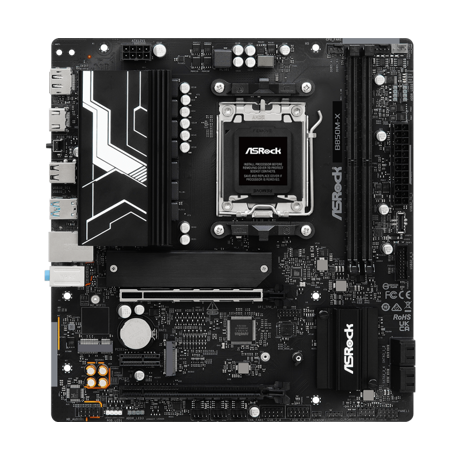 Placa de Baza ASROCK B850M-X AM5, 2x DDR5, 1x HDMI 1x DP, 2x PCIE 4.0 x16 1x PCIE 4.0 x1, 3x M.2, 4x SATA 6GB/s, mATX