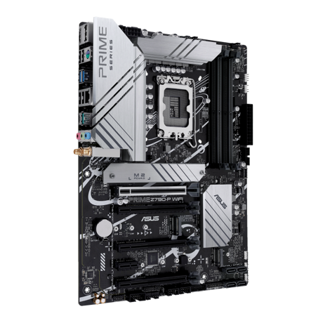 Model PRIME Z790-P WIFI  CPU Intel® Socket LGA1700 for 13th Gen Intel® Core™ Processors & 12th Gen Intel® Core™, Pentium® Gold and Celeron® Processors* Supports Intel® Turbo Boost Technology 2.0 and Intel® Turbo Boost Max Technology 3.0  Chipset Intel® Z790 Chipset  Memory 4 x DIMM, Max. 128GB, DDR5