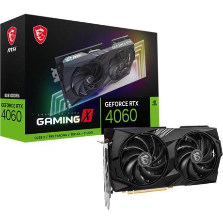 GeForce RTX™ 4060 GAMING X 8G GDDR6 128-bit DisplayPort x 3 (v1.4a) HDMI™ x 1 (Supports 4K@120Hz HDR and 8K@60Hz HDR and Variable Refresh Rate (VRR) as specified in HDMI™ 2.1a) PCI Express® Gen 4 x 8 https://www.msi.com/Graphics-Card/GeForce-RTX-4060-GAMING- X-8G/Specification