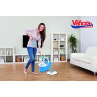 Set curatenie Vanora home primo,mop rotativ 360, albastru