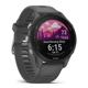 Ceas Garmin Forerunner 255, display 33mm, rezolutie displat 260x260 conectivitate Bluetooth™, ANT+, NFC, USB, functii accelerometru, giroscop, barometru, busola, termometru pentru temperatura exterioară, durata de viata baterie mod ceas inteligent: până la 14 zile, modul GNSS numai cu GPS: până la