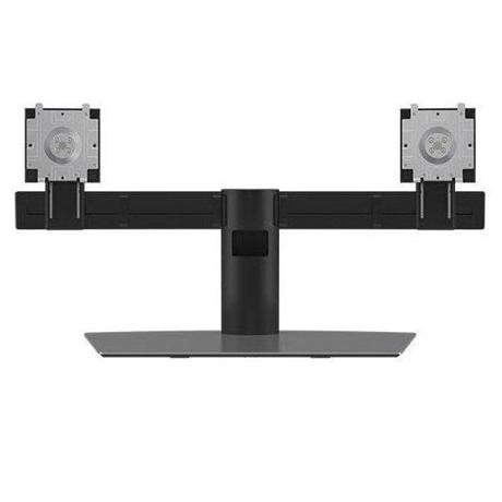 Suport Monitor de Birou Dual, Dell 482-BBCY, 19" - 27", VESA 100x100, suporta pana la 6kg, negru