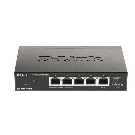 Switch D-Link DGS-1100-05PDV2, 5 port, 10/100/1000 Mbps