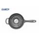 CASEROLA FONTA EMAILATA + CAPAC 19 X 9 CM, 1.8 L, MARBLE  GREY, COOKING BY HEINNER
