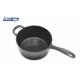 CASEROLA FONTA EMAILATA + CAPAC 19 X 9 CM, 1.8 L, MARBLE  GREY, COOKING BY HEINNER