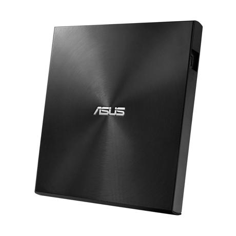 Unitate optica externa ASUS ZenDrive U8M ultraslim external DVD drive & writer, USB C Black  Iconic design: Robust construction with Zen-inspired concentric-circle finish USB-C interface: Perfect companion for latest-gen ASUS ZenBook or other ultraslim laptop M-DISC support: Save your precious