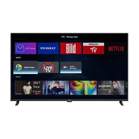 Televizor LED Vivax 49S62T2S2SM, 123 cm, Full HD, Smart TV, Android, Wi-Fi, HDMI, CI+, USB, Negru