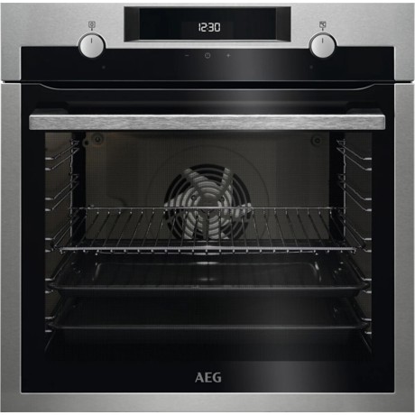 Cuptor incorporabil AEG BCE455351M, SteamBake-gatire cu abur, Autocuratare catalitica, 72 litri, Clasa A, Inox antiamprenta