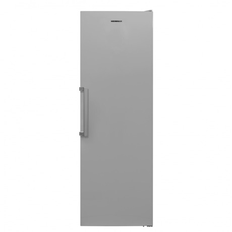 Frigider Heinner HF-V401NFSE++, Full No frost, Clasa energetica: E, capacitate totala: 389L, control electronic, lumina LED, 4 rafturi sticla, H 186 cm, Argintiu