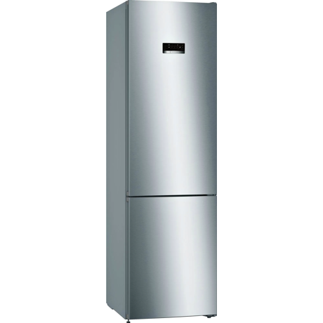 Combina frigorifica Bosch KGN39XI326, No Frost, Capacitate 366L, Super freezing, Fresh Box, Display, H 203 cm, Inox