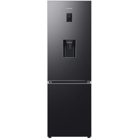 Combina frigorifica Samsung RB34C652EB1/EF, 341 l, Total No Frost, All-Around Cooling, Compresor Digital Inverter, Dozator apa, Clasa E, H 185 cm, Dark Inox