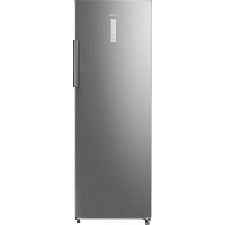 Frigider cu o usa Tesla RS3600FMX, 362 l, Clasa E, Total No Frost, Display LED, Control electronic, usa reversibila, H 185 cm, Inox