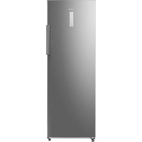 Congelator vertical Tesla RU2400FMXE, 238l, Full NO frost, Clasa E, Functie frigider, Display, H 172, Inox