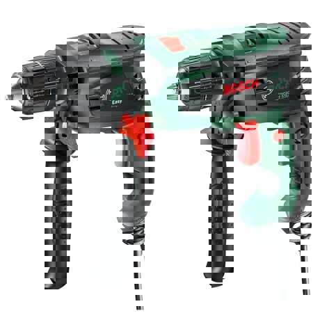 Maşină de găurit cu percuţie Bosch EasyImpact 550 0603130020, 550 W, 3000 rpm, 33.000 percuţii/min., Negru/Verde