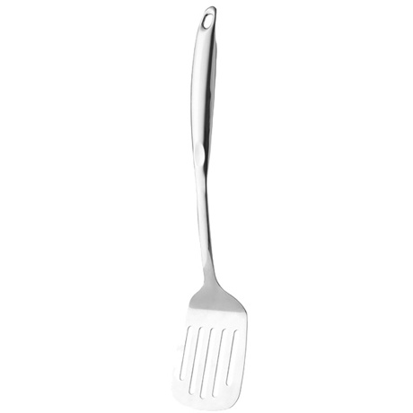 Spatula cu fante, 37cm, Otel, Argintiu