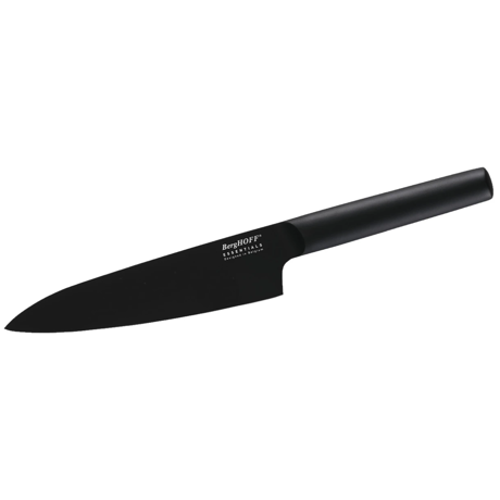 Cutitul bucatarului Kuro, 19cm, Otel crom, Negru