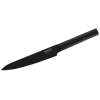 Cutit de transat Kuro, 19cm, Otel crom, Negru