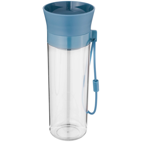 Sticla pentru apa, 0.5L, 22.5cm, Plastic, Albastru