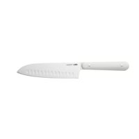 Cutit Santoku Spirit, 17.5cm, Otel, ABS, Alb